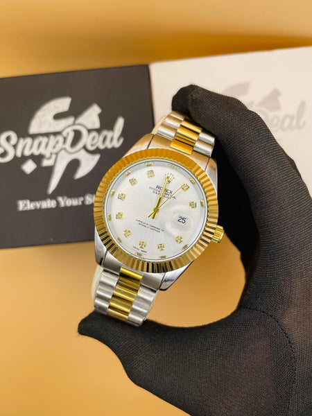RLX Golden-Silver with (White Dial) Kangaroo