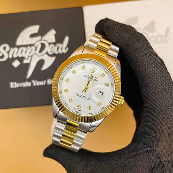 RLX Golden-Silver with (White Dial) Kangaroo