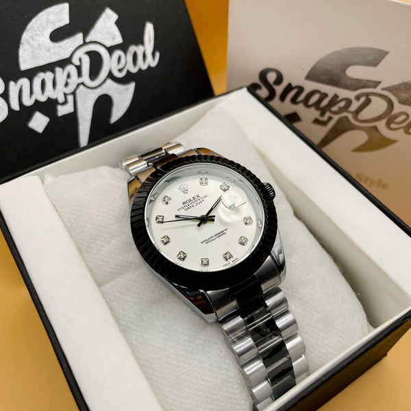 Rolex Stainless Steel 40mm Silver with (Silver Dial) Kangaroo