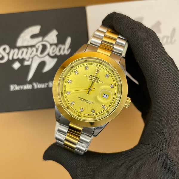 RLX Golden-Silver with (Golden Dial)