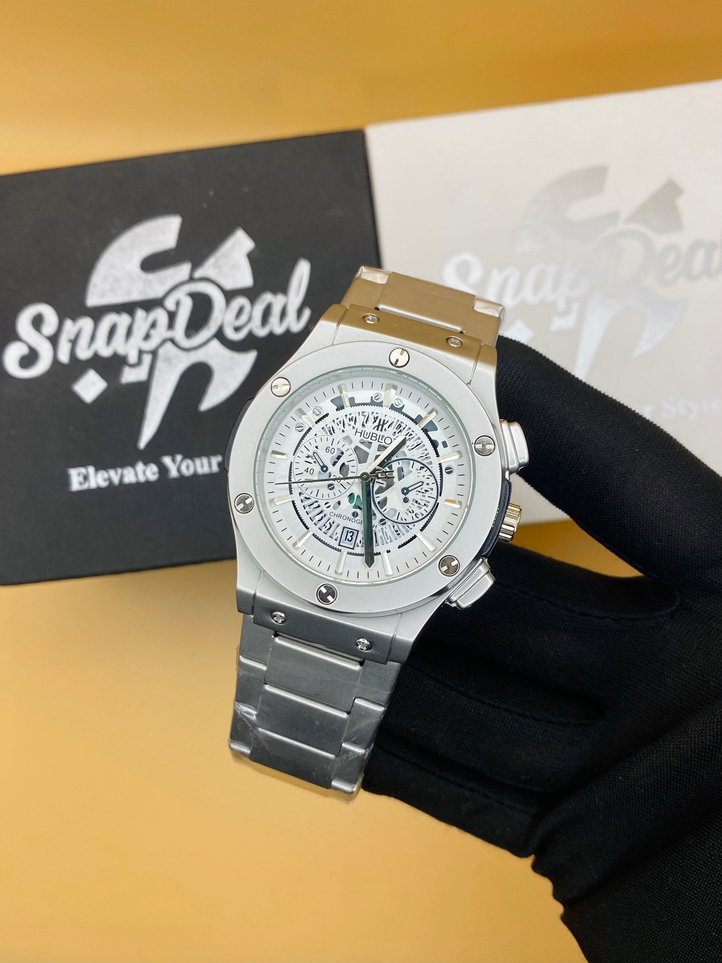 HUBLOT Skeleton White (Silver)