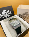 F-M Diamond Green Strap
