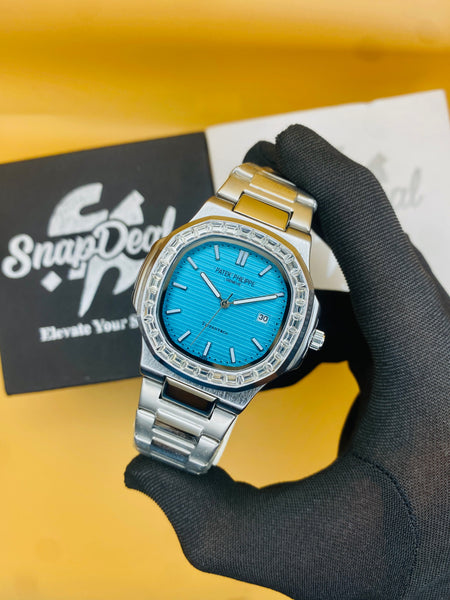 Patek Philippe Geneve Silver with (tiffany Dial)