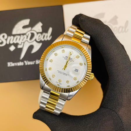 RLX Golden-Silver with (White Dial) Kangaroo