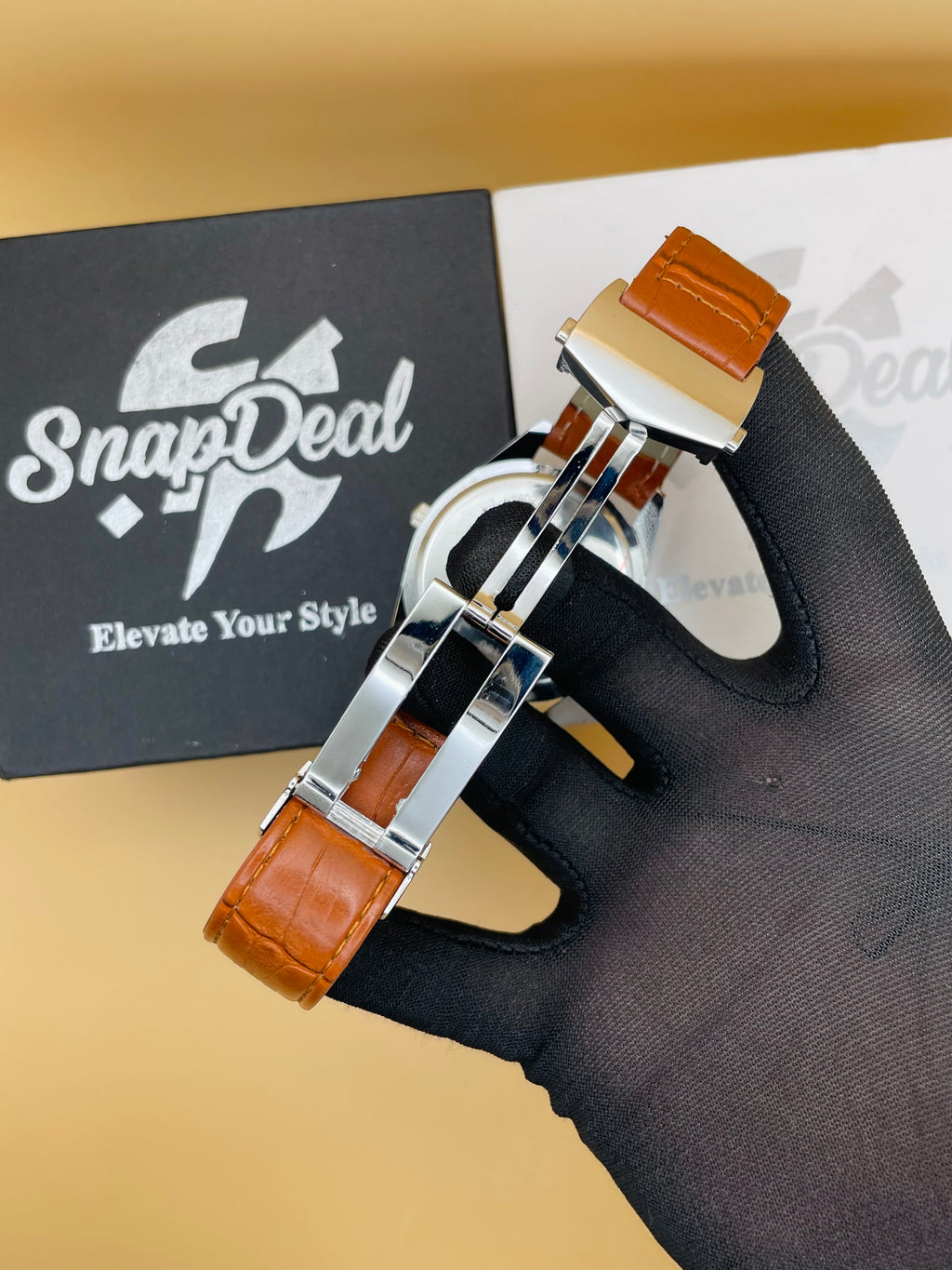 Tag Caliber 5 Brown Leather Strap
