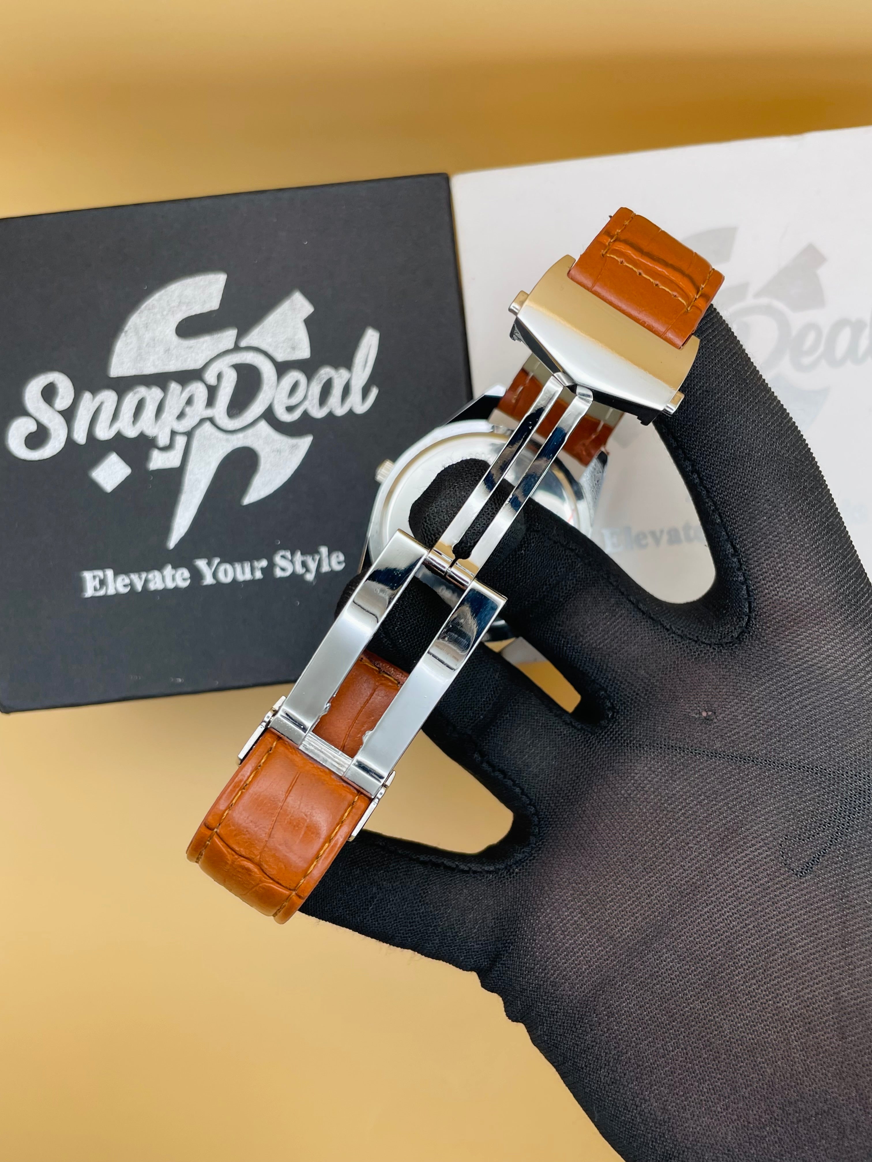 Tag Caliber 5 Brown Leather Strap