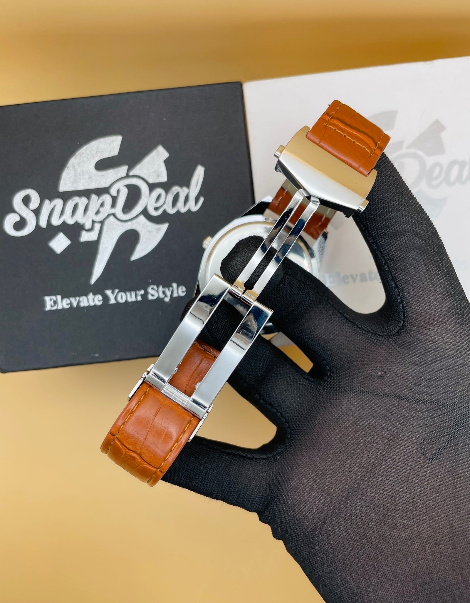 Tag Caliber 5 Brown Leather Strap