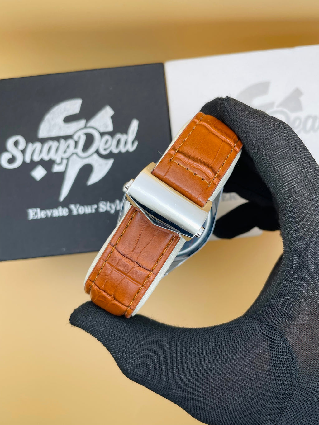 Tag Caliber 5 Brown Leather Strap