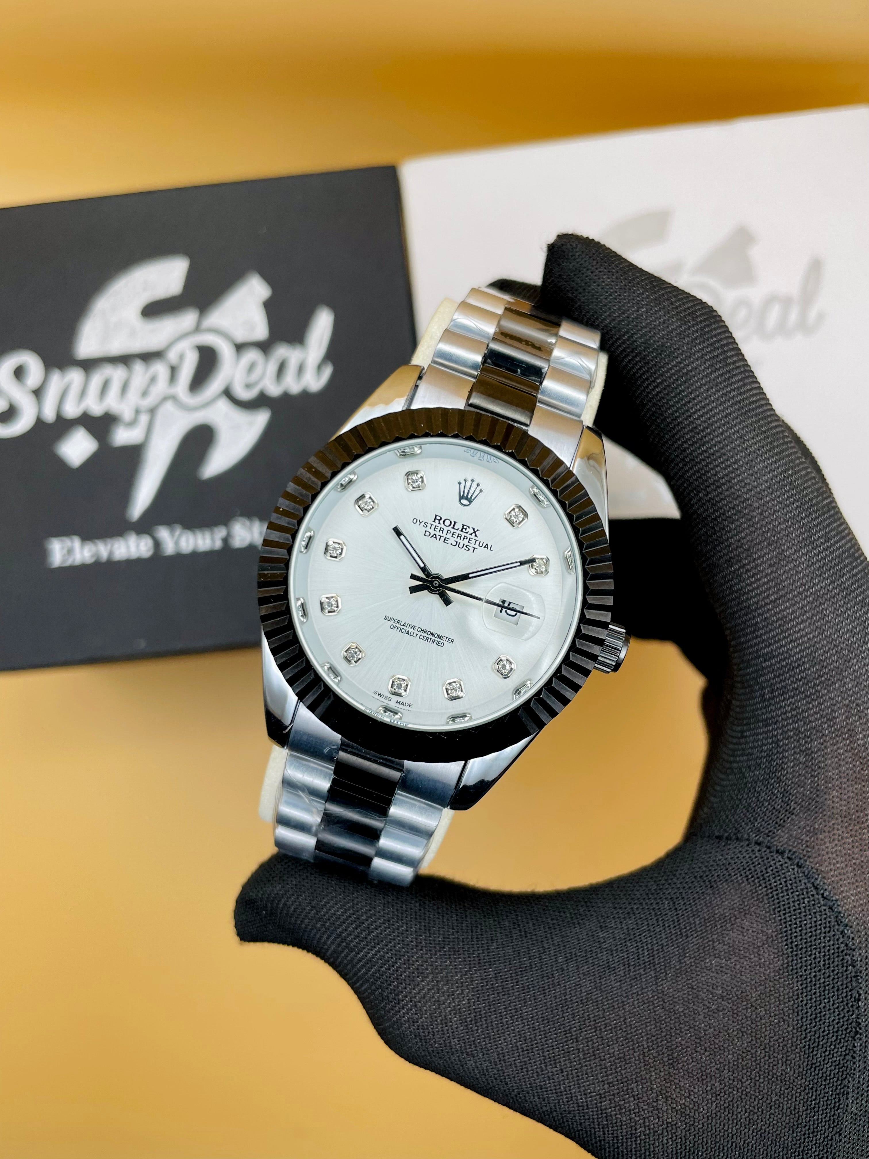 Rolex Stainless Steel 40mm Silver with (Silver Dial) Kangaroo