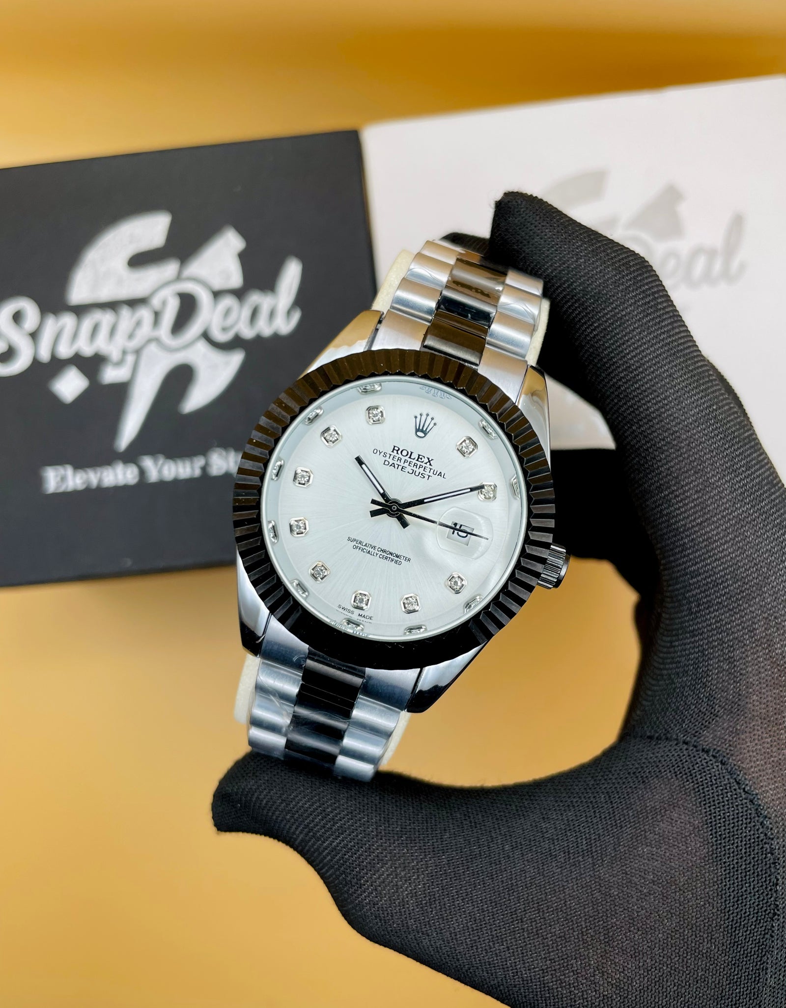 Rolex Stainless Steel 40mm Silver with (Silver Dial) Kangaroo