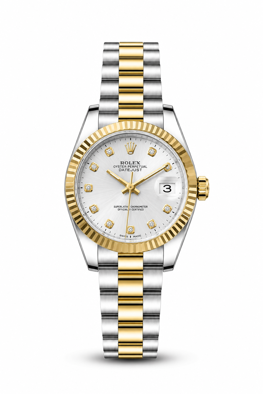 RLX Golden-Silver with (White Dial) Kangaroo