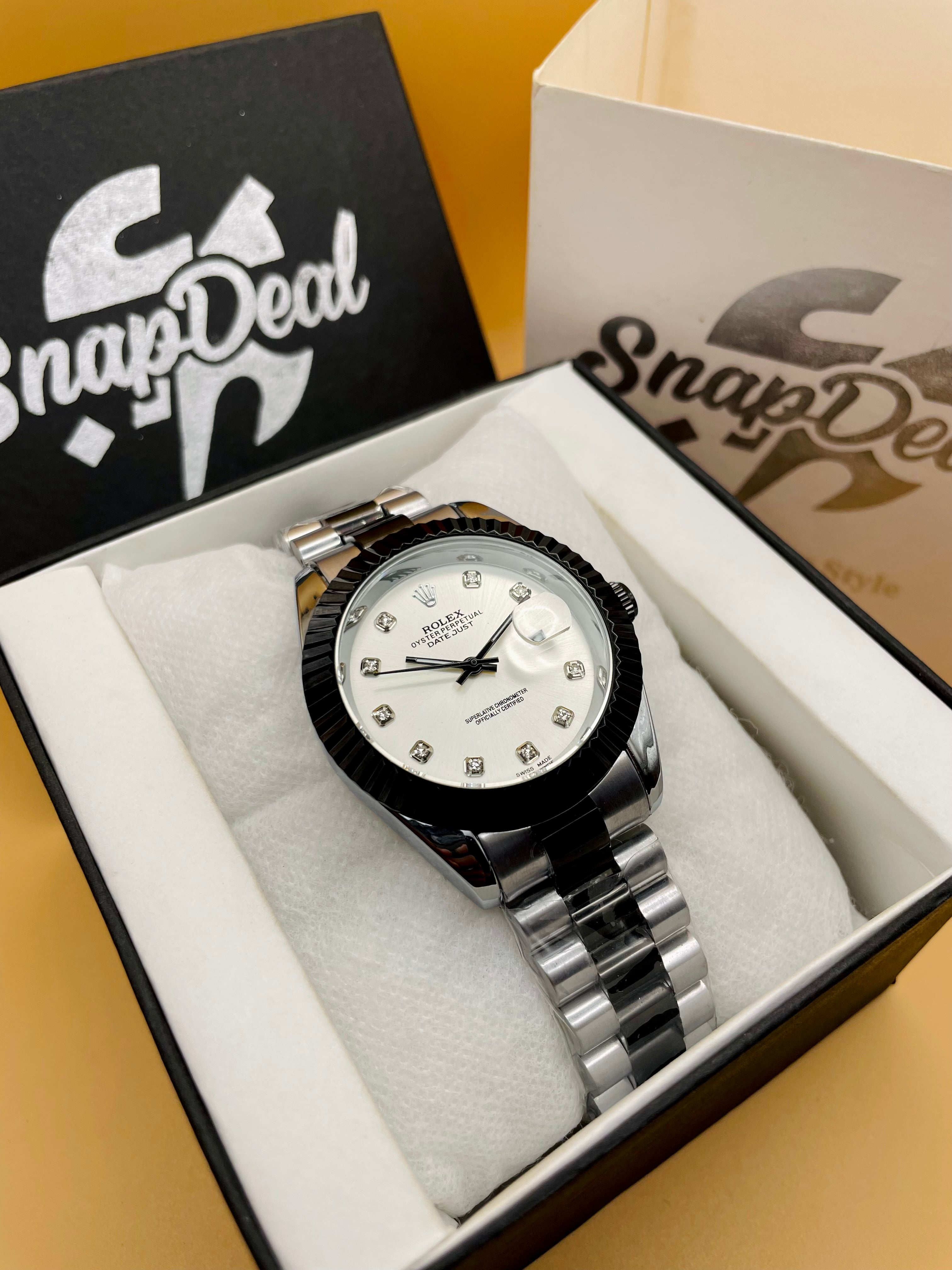 Rolex Stainless Steel 40mm Silver with (Silver Dial) Kangaroo