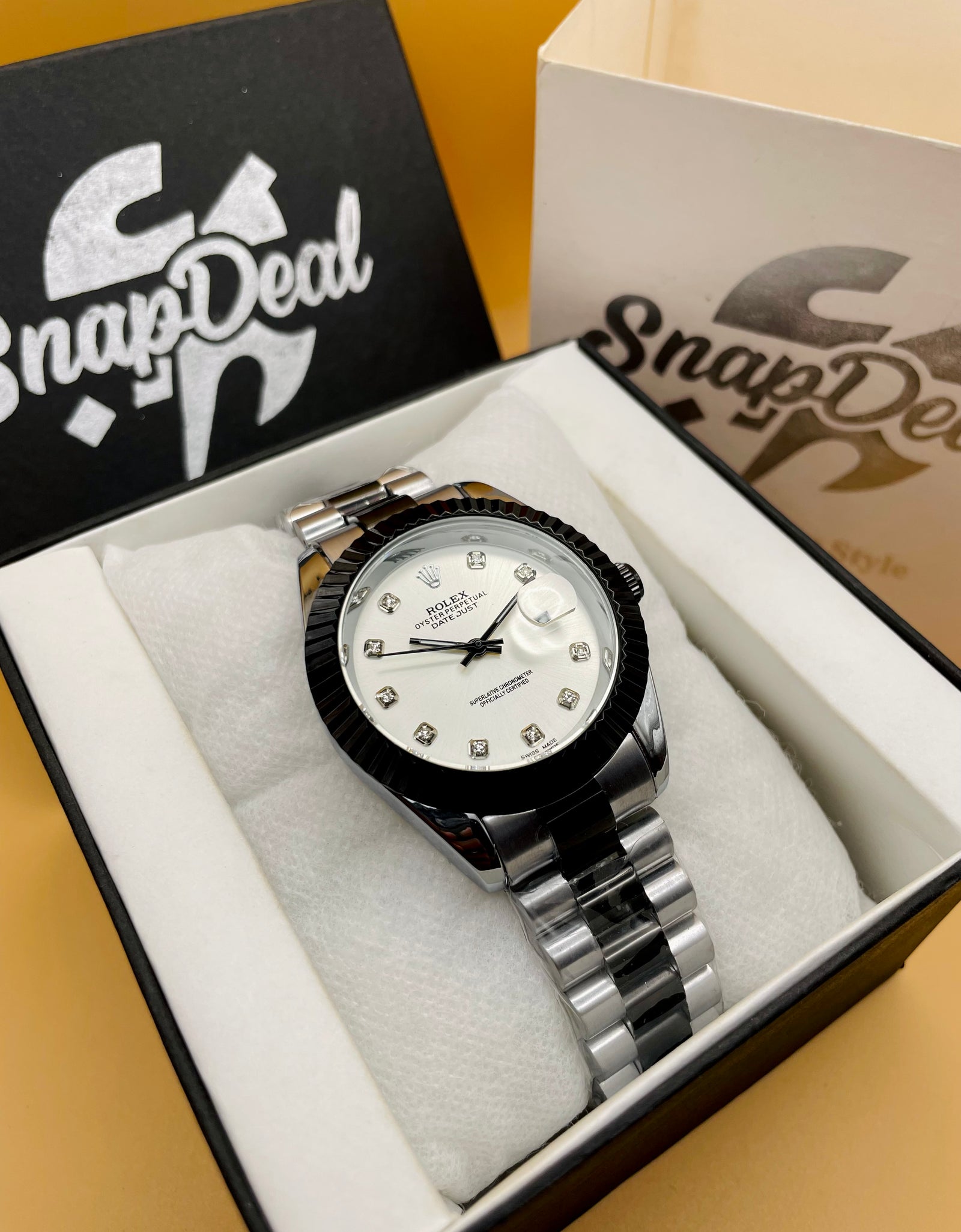 Rolex Stainless Steel 40mm Silver with (Silver Dial) Kangaroo