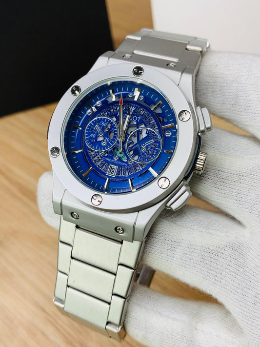 HUBLOT Skeleton Green (Silver)