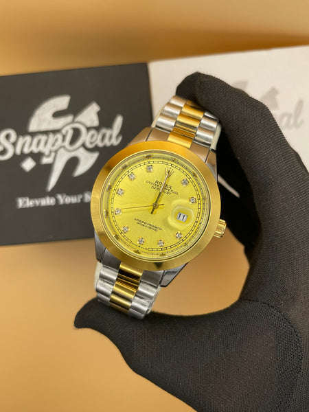 RLX Golden-Silver with (Golden Dial)