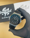 PATEK PHILLIPE Black Leather Strap Master Lock - Dial (Black-Silver)