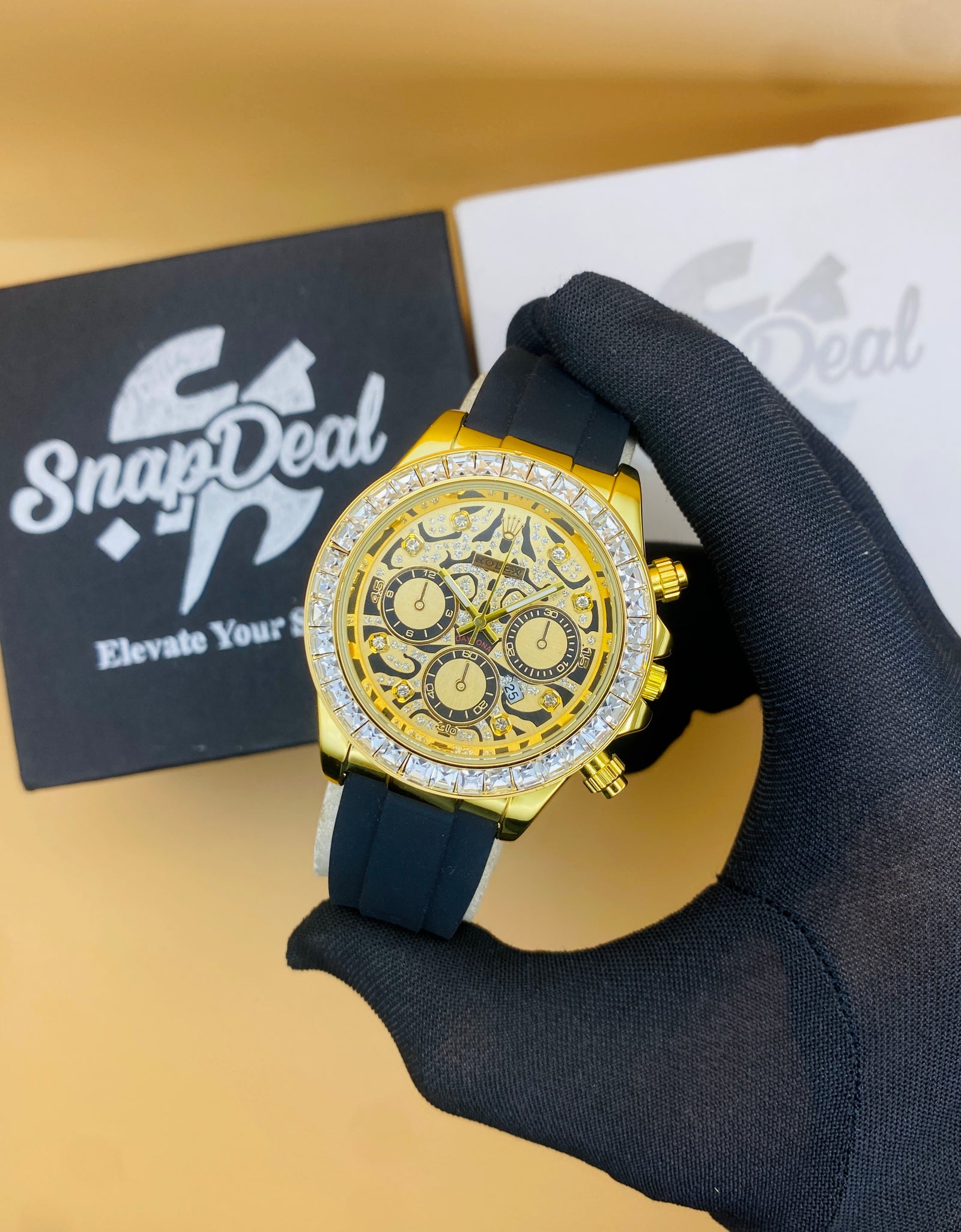 Rolex Daytona stone (Golden Dial)