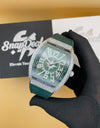 F-M Diamond Green Strap
