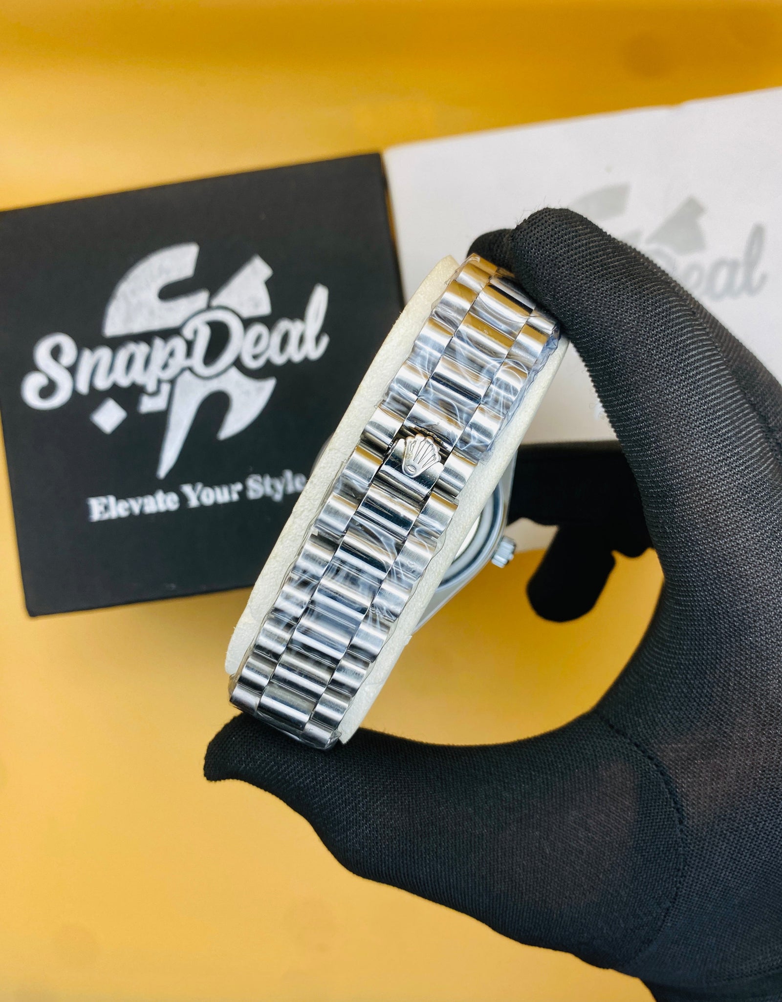 Rolex Stainless Steel 40mm Silver with (Silver Dial) Kangaroo