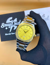 Bestwin Stainless Steel Silver with (Golden Dial)