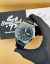 Tag Caliber 5 Black Leather Strap