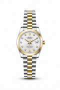 RLX Golden-Silver with (White Dial)