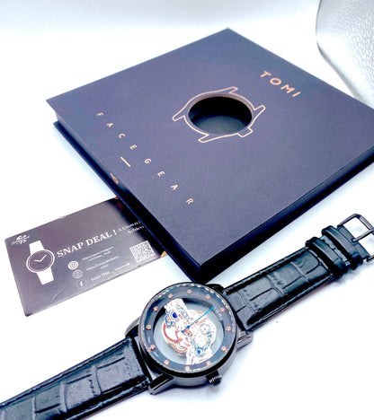 Premium Tomi Skeleton Face Gear Watch